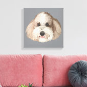 Toile Dessin de portrait de Bentley pour animaux de comp (Insitu(Salon))
