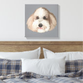 Toile Dessin de portrait de Bentley pour animaux de comp (Insitu(Chambre))