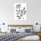 Toile Dessin de rose 2 (Insitu(Chambre))