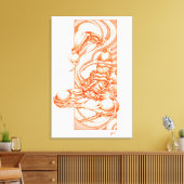 Toile Dessin de scropion (Insitu(Salon))