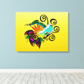 Toile Dessin de Surfer Dude (Insitu (Plancher de Bois))