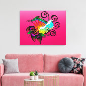 Toile Dessin de Surfer Dude (Insitu(Salon))