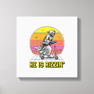Toile Dessin de T-shirt de scooter de moissonneur drôle