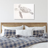 Toile Dessin de tortue de mer côtière (Insitu(Chambre))
