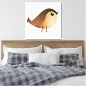 Toile Dessin d'Oiseau de Bruant (Insitu(Chambre))