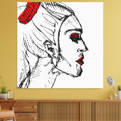 Toile Dessin du modèle mode (Insitu(Salon))