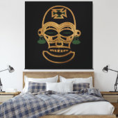 Toile dessin d'un masque tribal africain Abstrait (Insitu(Chambre))