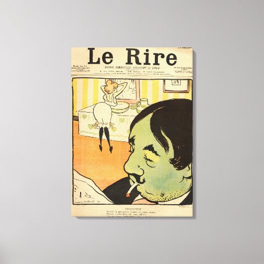Toile Dessin humoristique (Recto)