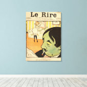 Toile Dessin humoristique (Insitu (Plancher de Bois))