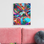 Toile Dessin moderne de peintures (Insitu(Salon))