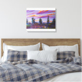 Toile Dessin paysager avec acrylique (Insitu(Chambre))