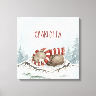 Toile Dessin personnalisé pour bébé, Décoration de la ch