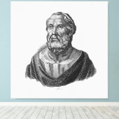 Toile Dessin Portrait de Platon du philosophe grec (Insitu (Plancher de Bois))