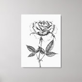 Toile dessin rose (Recto)