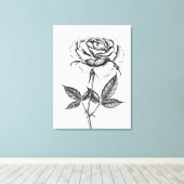 Toile dessin rose (Insitu (Plancher de Bois))