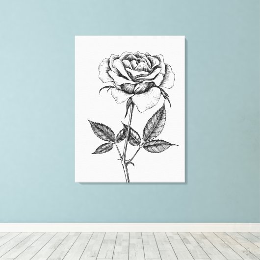 Toile dessin rose (Insitu (Plancher de Bois))