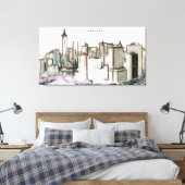 Toile Dessin Skyline New York City (Insitu(Chambre))