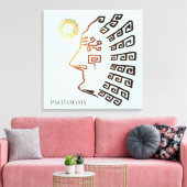 Toile Dessin stylé de Machu_Picchu (Insitu(Salon))