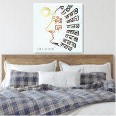 Toile Dessin stylé de Machu_Picchu (Insitu(Chambre))