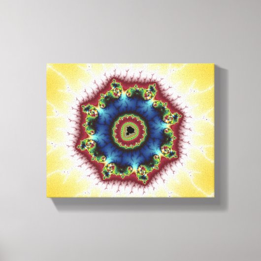 Toile Dessous de verre - Art fractal (Recto)