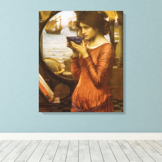 Toile Destin par John William Waterhouse (Insitu (Plancher de Bois))