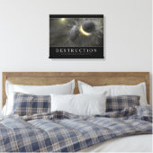 Toile Destruction : Citation Inspirationnelle 2 (Insitu(Chambre))