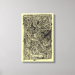 Toile Désunion, dessin à l'encre