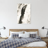 TOILE DÉTAIL DE LA CASCADE NOIRE ET BLANCHE (Insitu(Chambre))