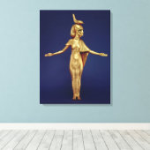 Toile Détail de la déesse Selket (Insitu (Plancher de Bois))