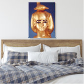 Toile Détail de la déesse Selket (Insitu(Chambre))