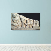 Toile Détail de la frise de secours représentant un sièg (Insitu (Plancher de Bois))