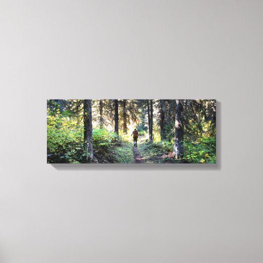 Toile Détail de la vallée de Waterton - Parc national Gl (Recto)