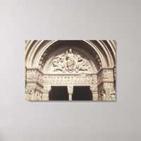 Détail de l'extérieur de l'église montrant la