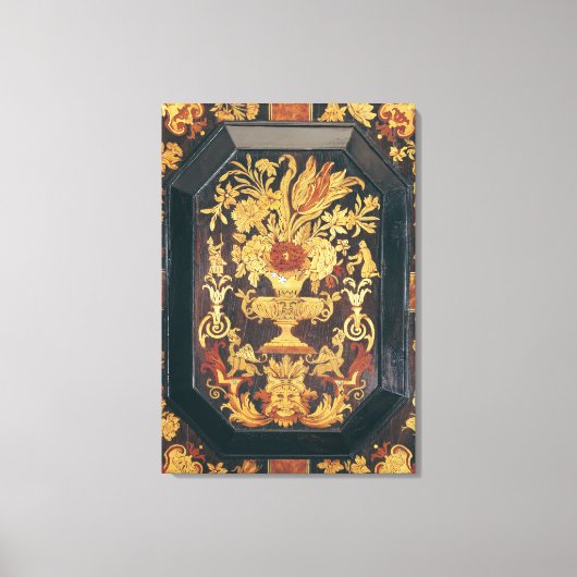 Toile Détail de marqueterie du buffet (Recto)