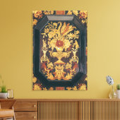 Toile Détail de marqueterie du buffet (Insitu(Salon))