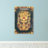 Toile Détail de marqueterie du buffet (Insitu (Plancher de Bois))