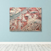 Toile Détail des chiffres illustrant une saga (Insitu (Plancher de Bois))