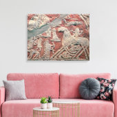 Toile Détail des chiffres illustrant une saga (Insitu(Salon))