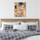 Toile Détail du baiser - Gustav Klimt (Insitu(Chambre))