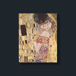 Toile Détail du baiser - Gustav Klimt<br><div class="desc">Célèbre tableau romantique de Gustav Klimt. Le Kiss est un beau chef-d'oeuvre pour les amateurs de grands arts. C'est un détail merveilleux de cette peinture classique.</div>