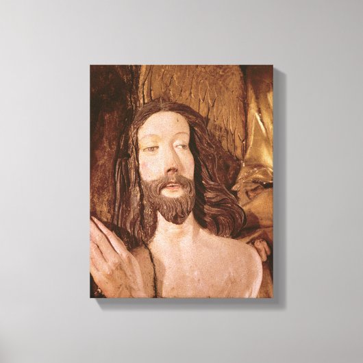 Toile Détail du baptême du Christ (Recto)