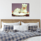 Toile Détail du couvercle d'un bocal unguent avec une fi (Insitu(Chambre))