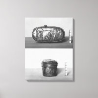 Détail du couvercle d'un pyxide