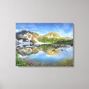 Toile Détail du lac Ann - sentier du Colorado