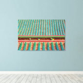 Toile Détail du toit du temple du Putuo Sud (Insitu (Plancher de Bois))