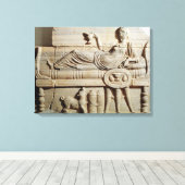 Toile Détail d'un sarcophage (Insitu (Plancher de Bois))