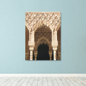 Toile Détail d'une arche de galerie, de la Cour (Insitu (Plancher de Bois))