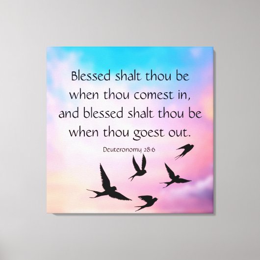 Toile Deutéronome 28:6 (Recto)