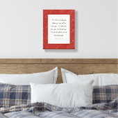 Toile Deutéronome 31:8 Image du couplet biblique (Insitu(Chambre))