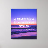 Deutéronome 3:22 Bible Verse KJV Pic Wall Art